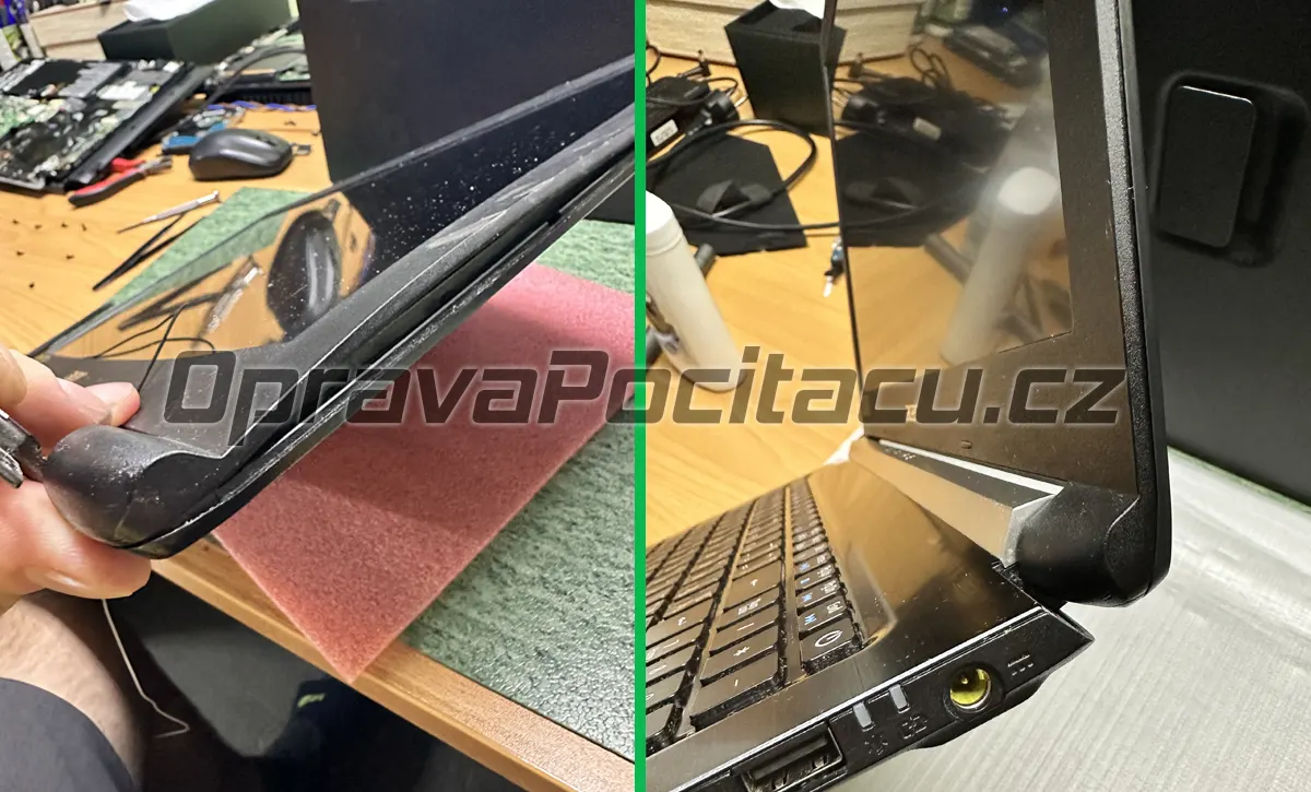 Oprava notebooku ACER A515-51G-55VR a jeho zlomených pantů #2