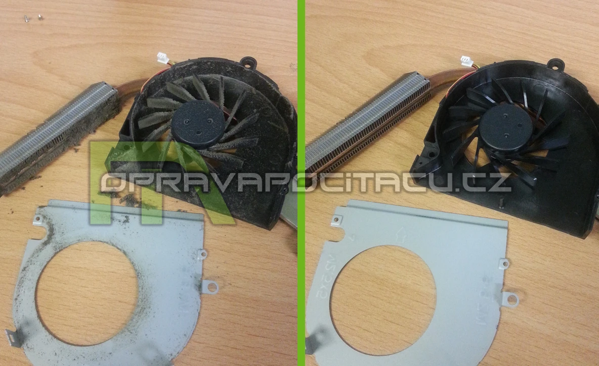 Kompletní vyčištění a přepastování notebooku ASUS X53U