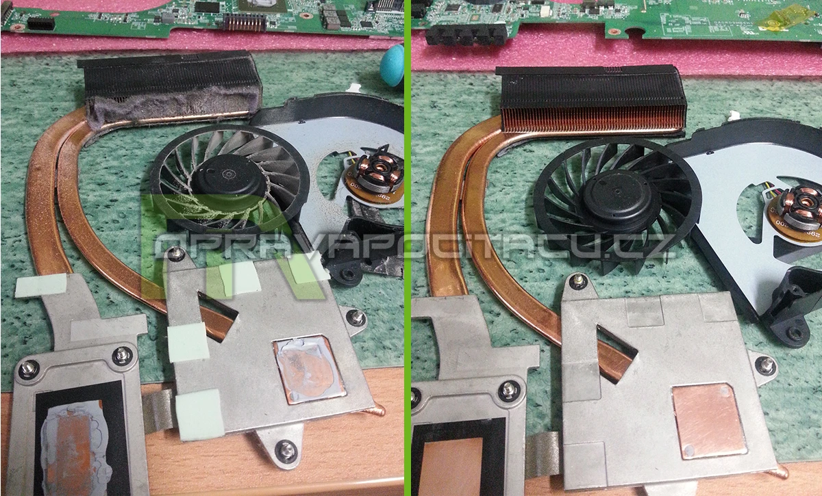 Prachové vyčištění a přepastování notebooku DELL Inspiron 17R SE (7720, Mid 2012)