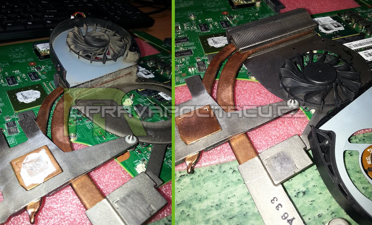 Čištění notebooku DELL Vostro 3700 od prachu