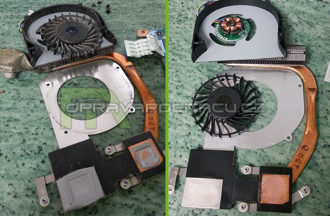 Kompletní vyčištění a přepastování notebooku Acer Aspire 4810T