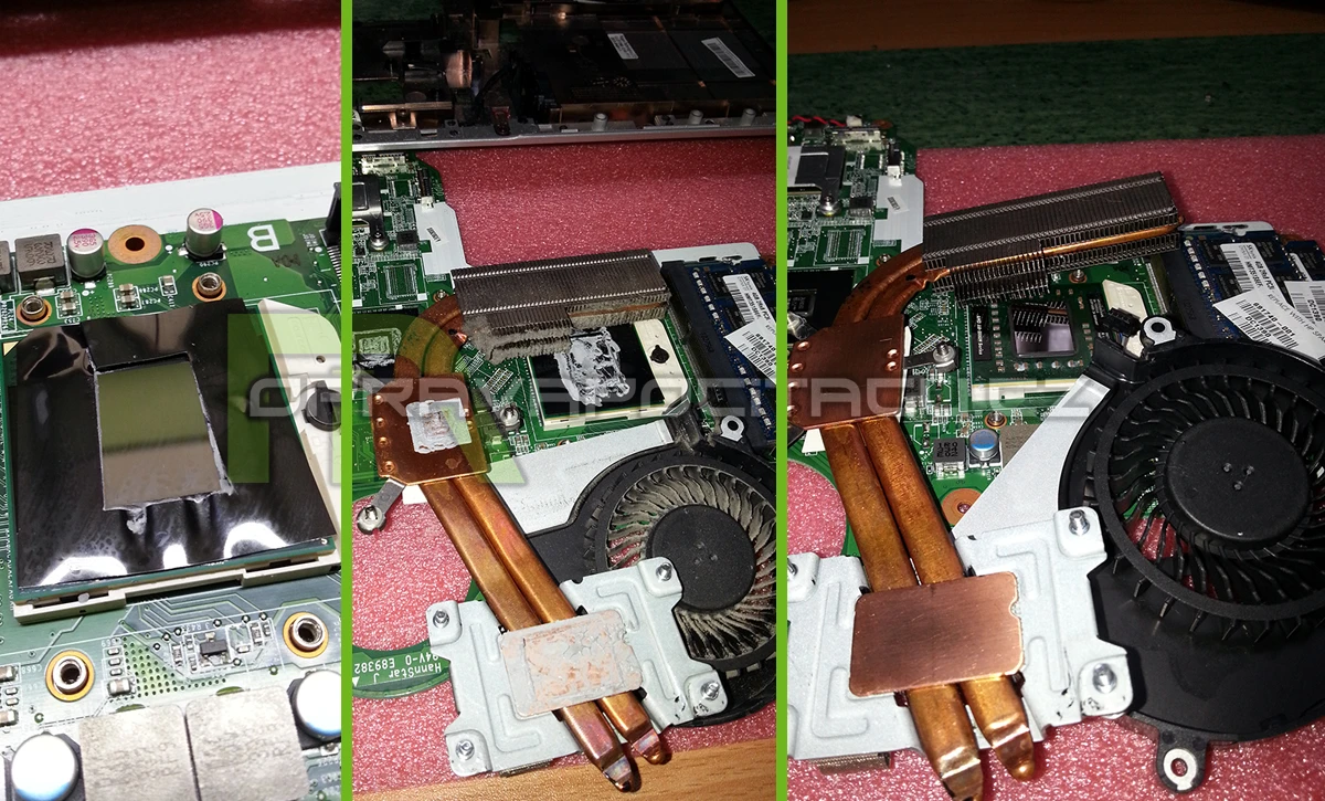 Vyčištění notebooku HP Pavilion 15-e057sc od prachu a přepastování